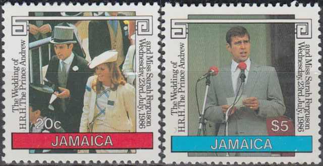 Jamaica Wedding Prince Andrew 1986 MNH-4 Euro