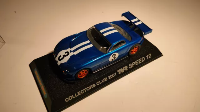 Scalextric C 2363 Slot vintage 1/32 TVR Speed 12 Collectors club 2001 + boîte