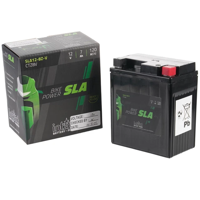 intAct ISYTZ8V Sealed Activated SLA Bike-Power Battery for Honda PCX Scooter