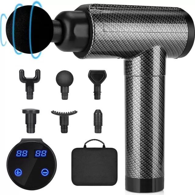 jamgym Massage Gun, Muscle Therapy Gun for Athletes, Deep Tissue Percussion Body