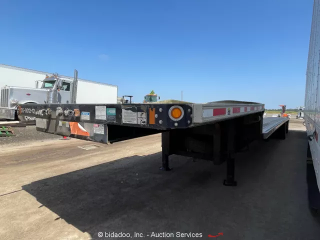 2016 Fontaine HCICD22WSA 53' T/A Step Deck Flatbed Equipment Trailer bidadoo