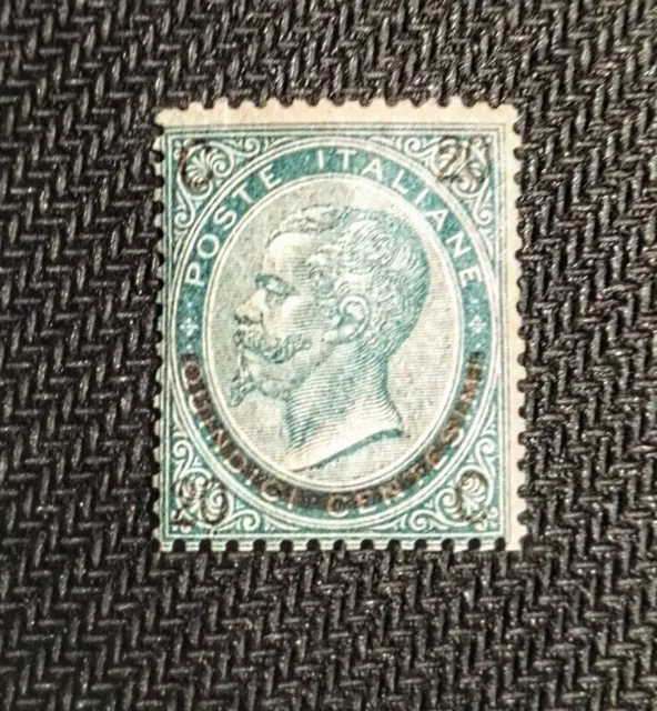 Regno,1867 20C su 15C MNH , ottime condizioni.  "Ferro di cavallo del III Tipo.