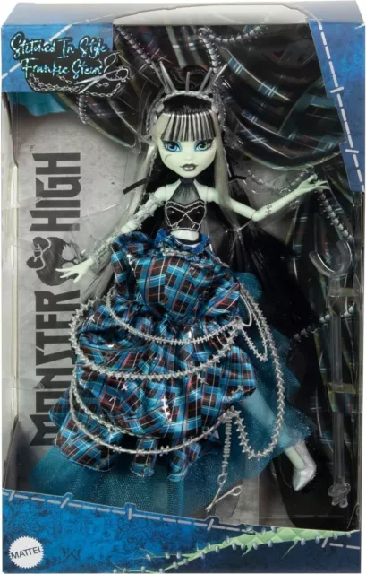 Monster High Frankie Stein Doll Original Sculpt Stitched in Style Collector Doll