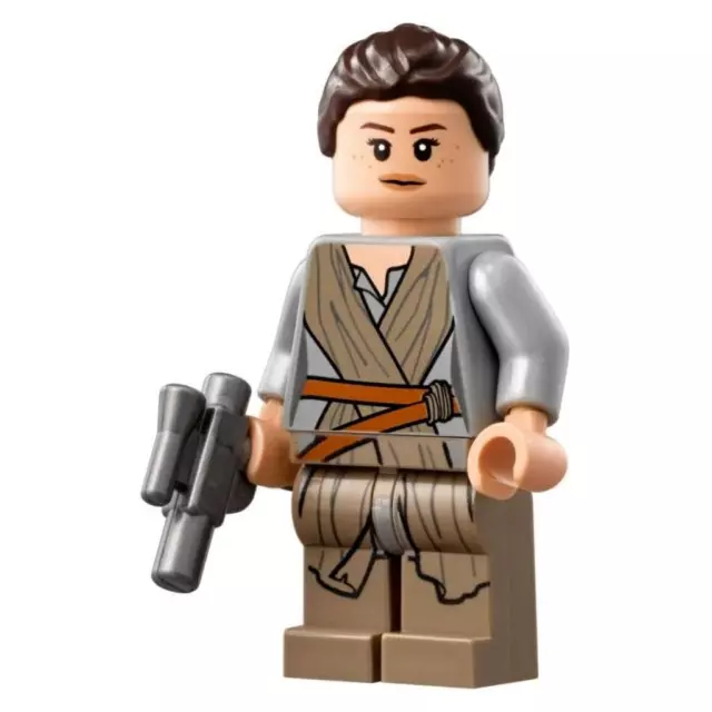 LEGO Minifigure STAR WARS sw0677 Rey & Weapon