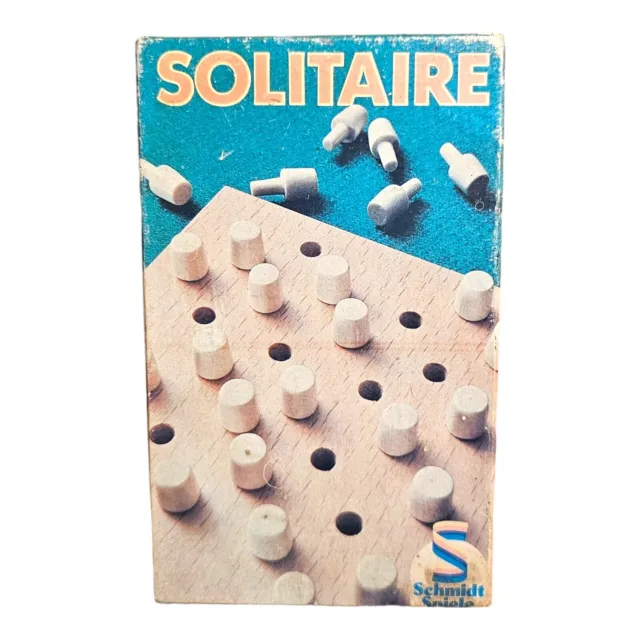 Solitaire, Schmidt-Spiele, aus Holz - Komplett