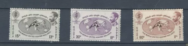 Ethiopia Africa  Colonies Against Malaria Set Mnh Stamps  (Ethiop 55)