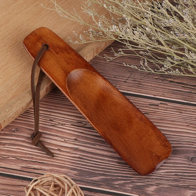 Shoe Horn - Brown Natural Wood main image 0