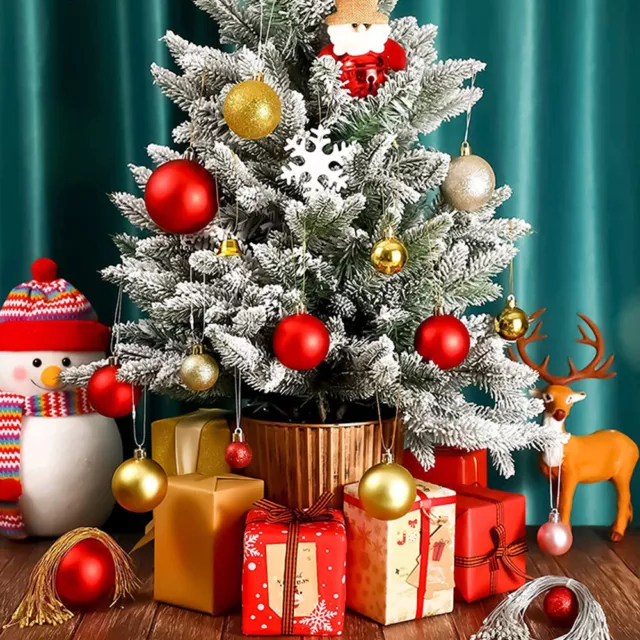 Ciondolo Appeso All'albero Di Natale Filo D'argento Dorato Corda Natalizia Y ☆
