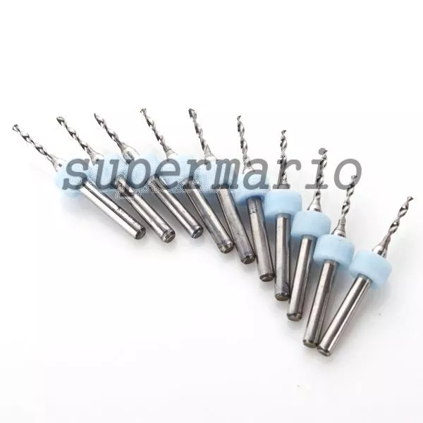 10 x 1.5mm High Quality NEW Carbide PCB Dremel Jewelry CNC Drill Bits Router