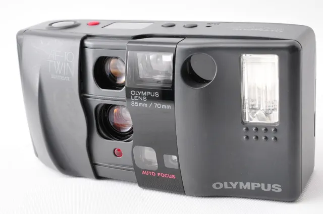 Olympus AF-10 Twin 35mm Film Camera Free Ship JAPAN【NEAR MINT+3】