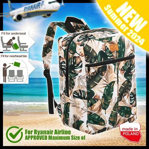 Zaino Da Viaggio Bagaglio A Mano 40x30x20 Cm Borsa Tattica Per