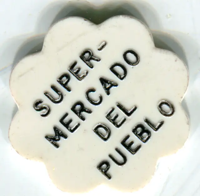 Super Mercado del Pueblo  P. Rico 25 Centavo unlisted token   lotjan9829