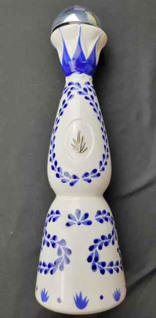 Clase Azul Reposado Tequila Ceramic Bottle / Hand Painted / 750 ml Size / Empty
