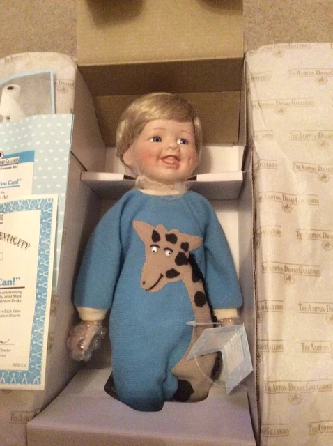 ASHTON DRAKE CATCH Me If You Can Porcelain Doll Not For Children