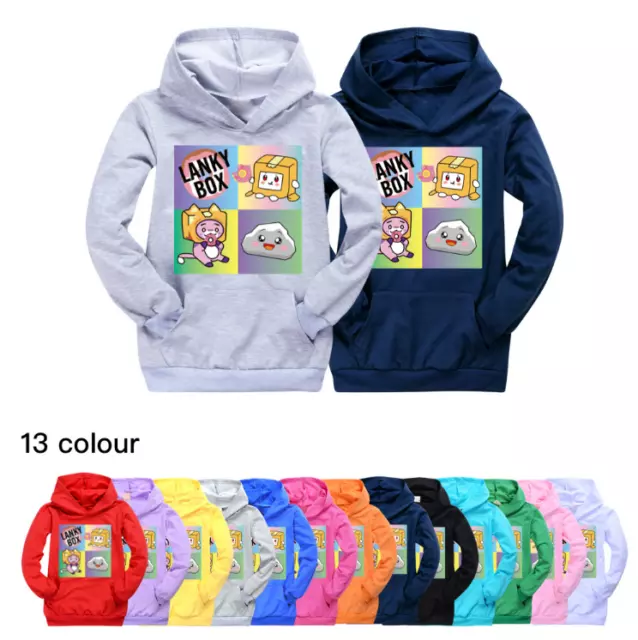 Felpa con cappuccio Youtube ragazzo ragazza ragazza manica lunga bambini cotone top con cappuccio