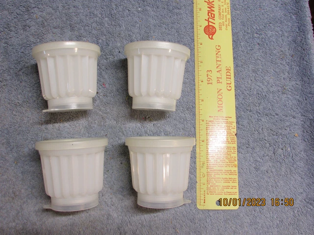 4 moldes de gelatina Tupperware Jel-ettes.