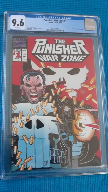 Punisher: War Zone V1 #1 (CGC 9.6; Die-cut Wraparound Cover) by Comic Blink