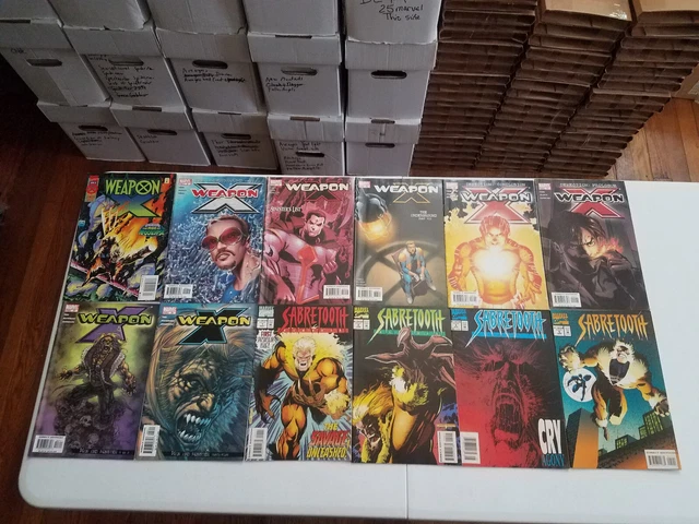 BLOW OUT SALE!!! Marvel comics Weapon X Wolverine Saber tooth X-men Orgins