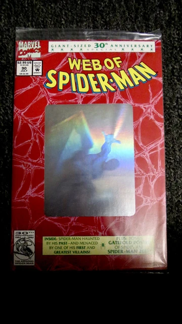 Sealed/Unopened Web of Spider-Man #90 (Marvel, July 1992) -ABSOLUTE MINT
