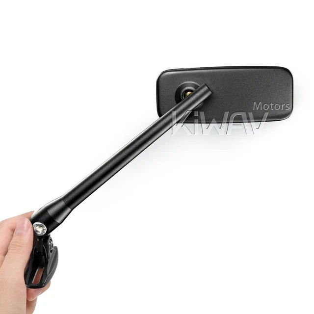 noir Classic Plus rétroviseurs noir base aluminum mount sportsbike ε