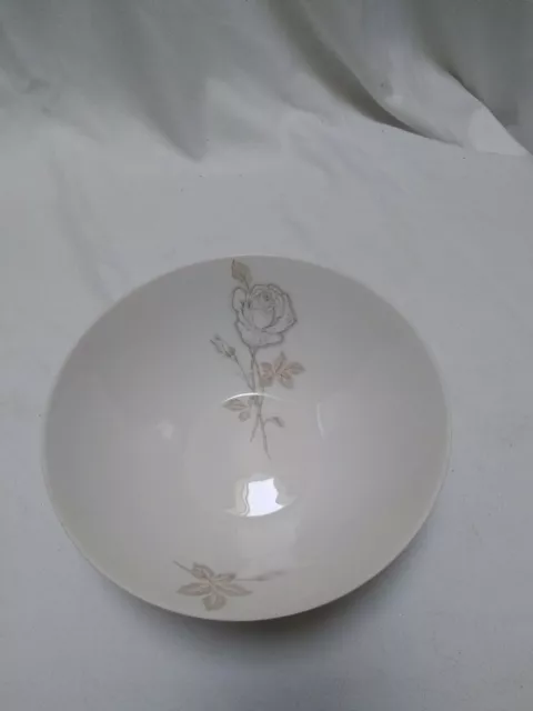 VINTAGE ROSENTHAL "CLASSIC ROSE" SERVING BOWL 9 1/4" RAYMOND LOEWY  GERMANY 60s