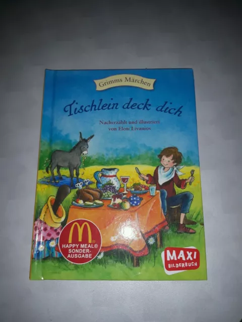 McDonalds happy meal Buch Märchenbuch "Tischlein deck dich" Grimms Märchen