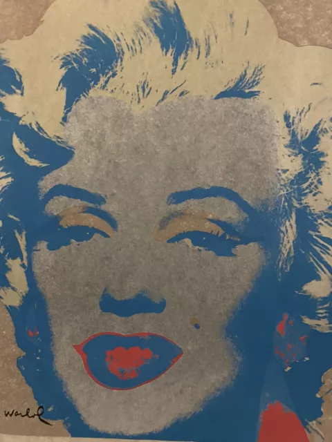 Portrait de Marylin - Andy Wahrol - Lithographie numérotée - Edition CMOA