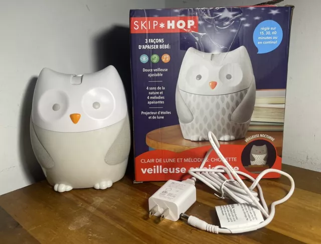 Skip Hop Owl Moonlight & Melodies Nightlight Baby Sleep Soother