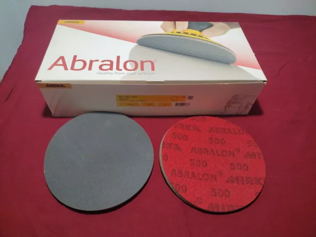 Mirka Abralon 6" 500 Grit 20 Pack Sanding Discs