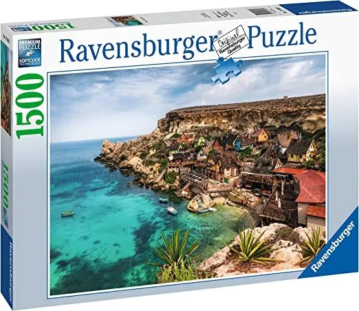 Ravensburger 17436 Puzzle Da 1500 Pz. Popeye Village Malta