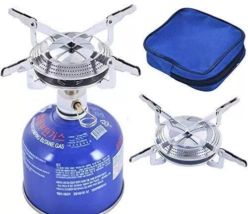 Portable Mini Camping Stove Compact Hiking Fishing Gas Heater Cooker BBQ Outdoor