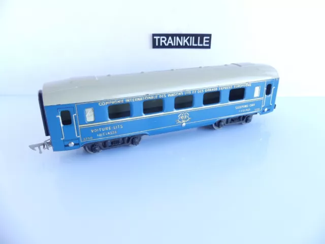 Jep 1/43 Voiture Voyageurs Lits 1E / 2E Classe De La Ciwl N° 3790