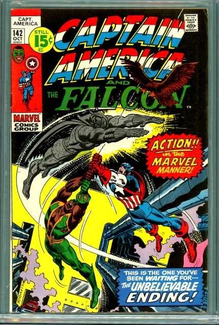 Captain America #142 CGC GRADED 8.0 - DOUBLE COVER - Romita c/a - Nick Fury app. 2