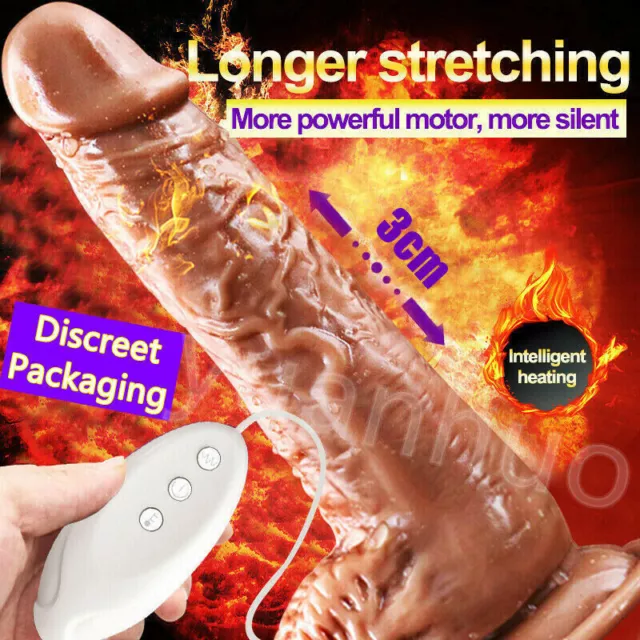 Realistic-Dildo-Anal-Clit-G-Spot-Thrusting-Vibrator-Massager-Toys-For-Women