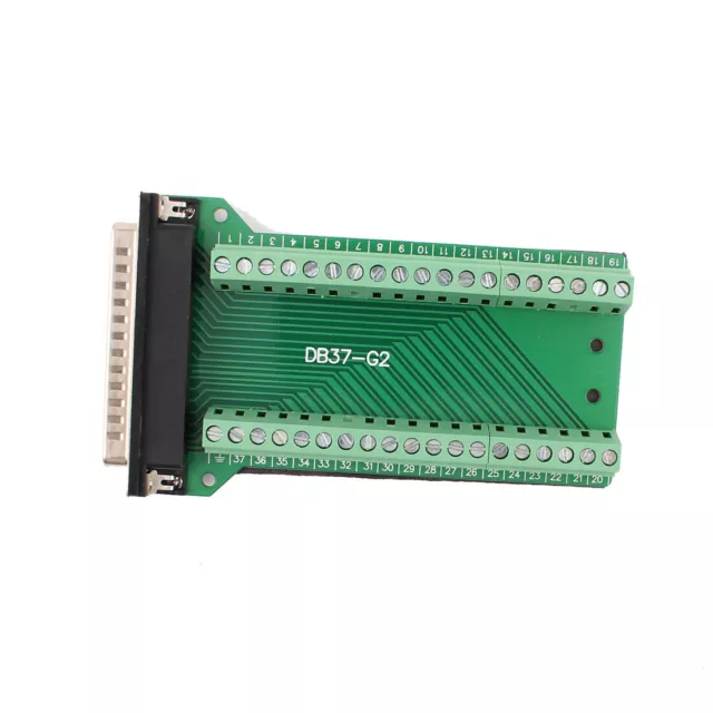 DB37 Male Adapter to 37 Pin Port Terminal Dual Row Screw Breakout Board 2