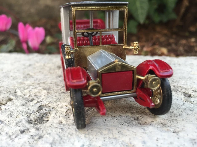 Voiture Miniature Matchbox Lesney Yesteryear - Ford 7 De 1912, édition Captain Morgan, Modèle Ancien