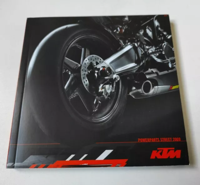 KTM Powerparts Street D/UK 2009 Prospectus Catalogue Brochure Moto