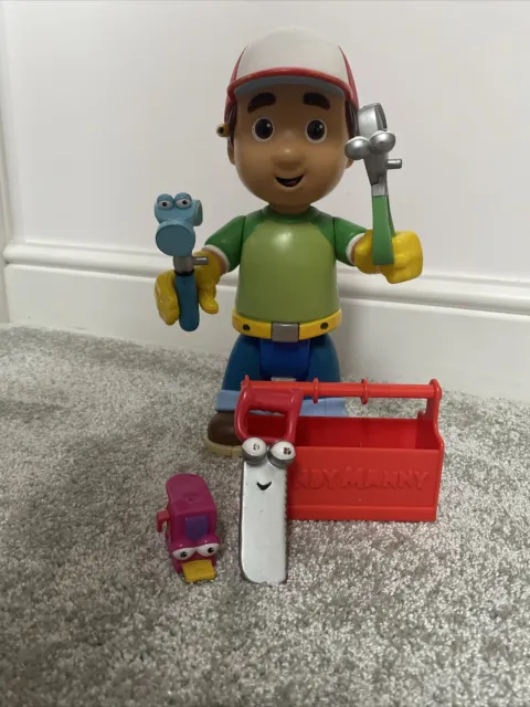 Disney Handy Manny Repair Tools Set Action Figure Toys Gifts for Boys  Children Handy Manny Let's