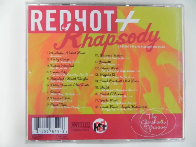 REDHOT + " RHAPSODY /  THE GERSHWIN GROOVE " Poligram 1998 ( CD 18 titres TBE) 2