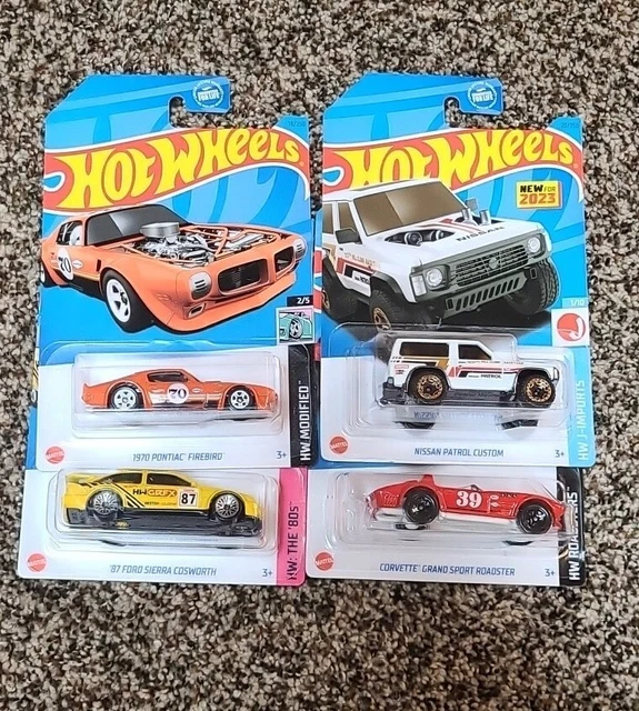 2023 HOT WHEELS Kroger Exclusive Set of 4 Corvette, Sierra, Firebird