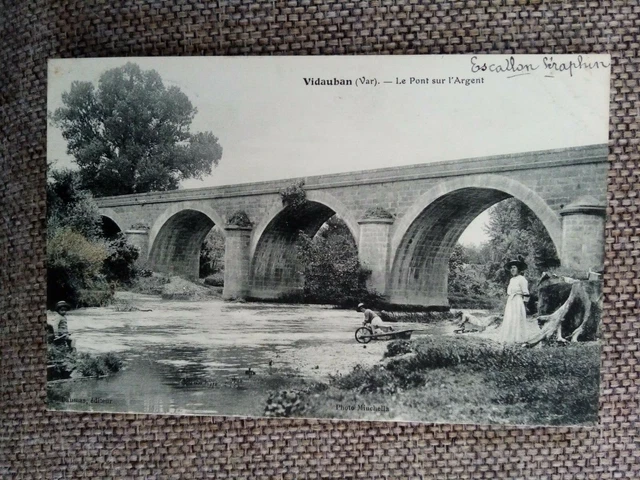 Cpa Vidauban Le Pont Sur L Silver