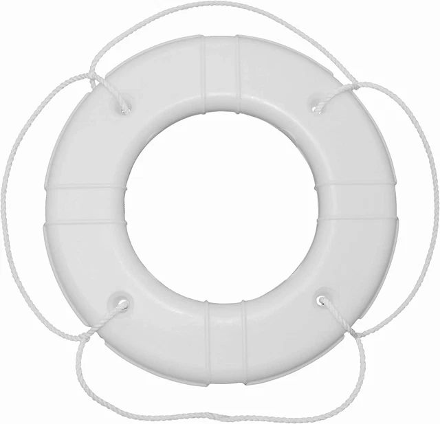 Products 367 USCG Approved Foam Life Ring (24", White)