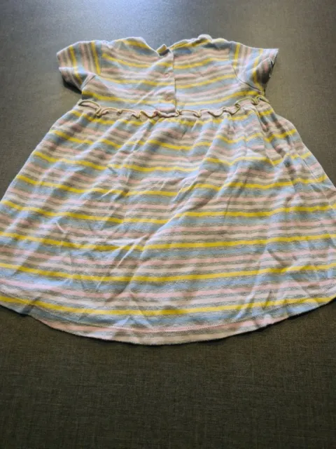 girls 18-24 months short sleeve tunic dress summer clothes smart striped next da 6