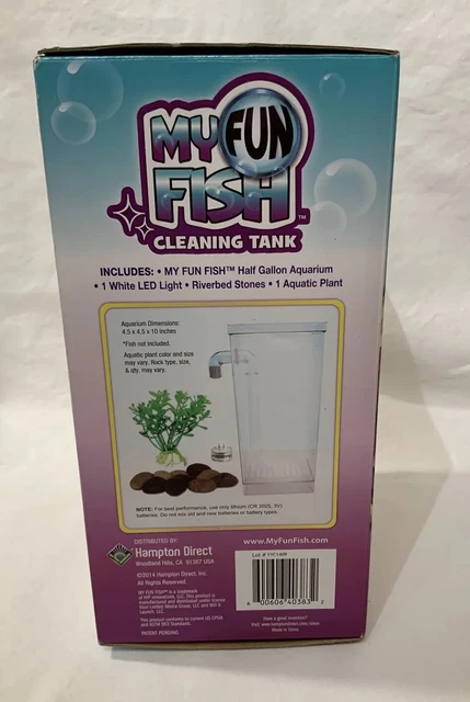 My Fun Fish Cleaning Tank - As Seen On TV - New Open Box 3