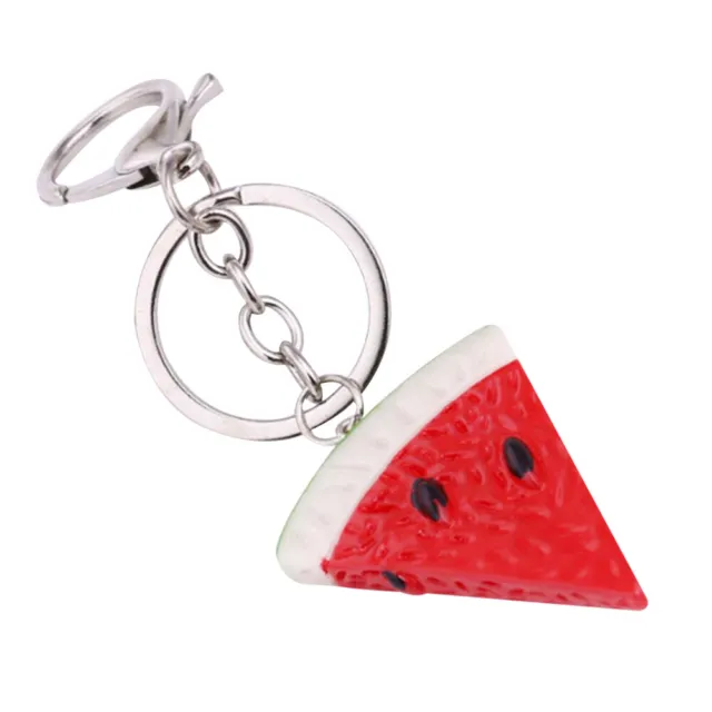 Fruit Resin Plastic Keyring Charm Pendant Bag Key Ring Keychain (Watermelon)