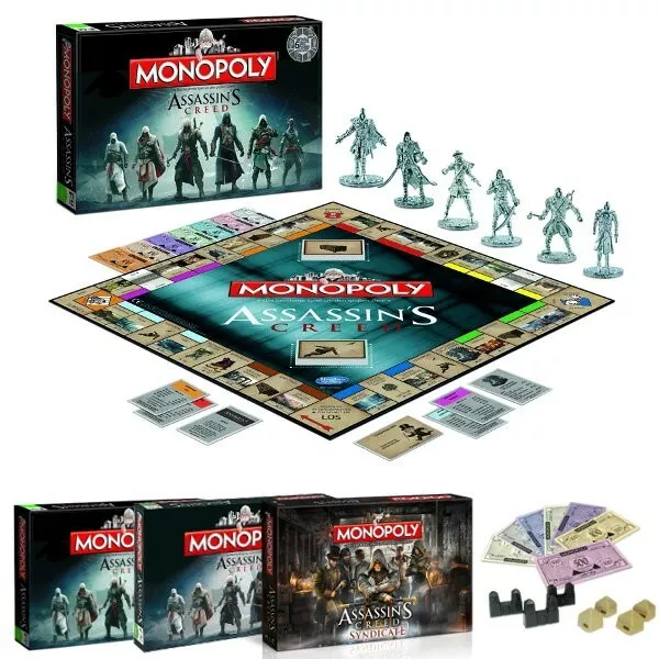 Assassin's Creed Monopoly Juego de Mesa Board Game Nuevo