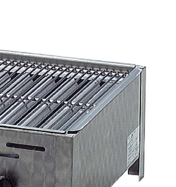 Edelstahl Gastrobräter 5 flammig mit Rost wahlweise 98 x 53 x 27 cm Gasgrill 3