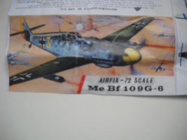 maquette ww2 1/72 airfix messerschmitt Bf 109 G-6 à terminer