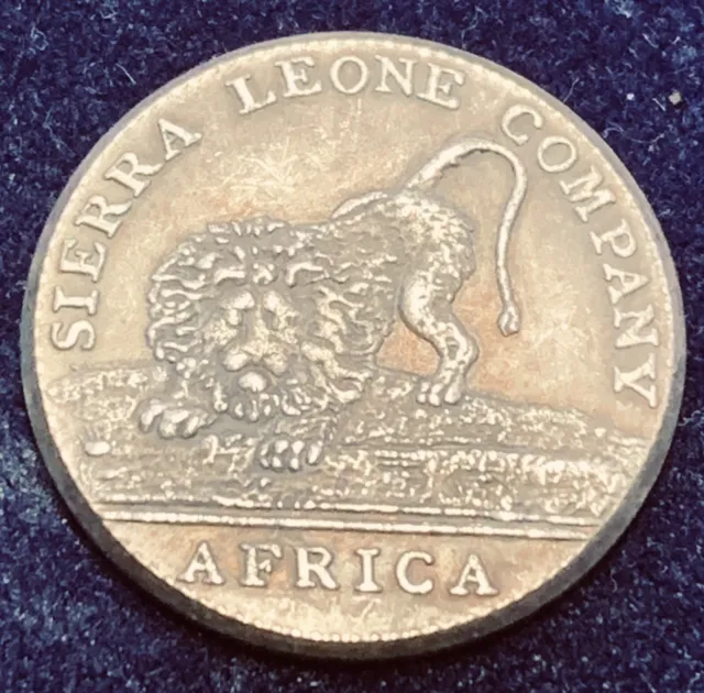 1791 British Sierra Leone George III  Historical Souvenir Token