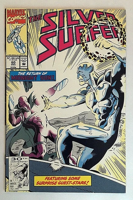 Marvel Silver Surfer 1991 comic #60 VF/NM unread bagged and boarded